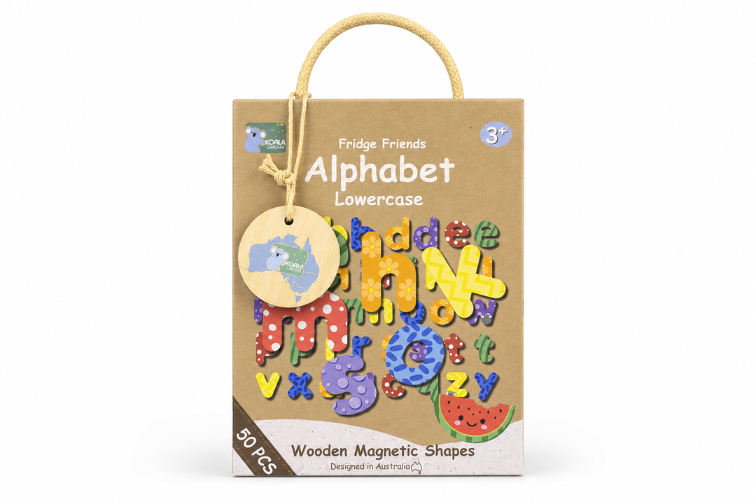 Fridge Friends 50 Piece Magnet Set - Lowercase Alphabet
