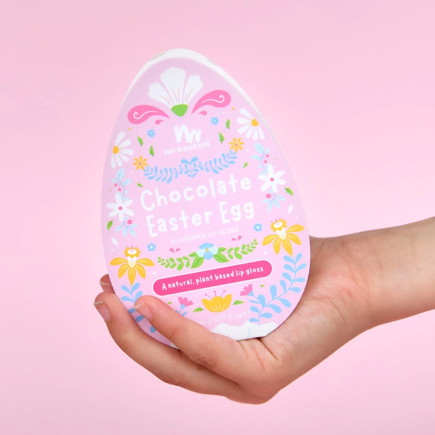 Easter Egg Surprise with Chocolate Lip Gloss & Nail Stickers