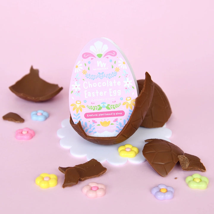 Easter Egg Surprise with Chocolate Lip Gloss & Nail Stickers