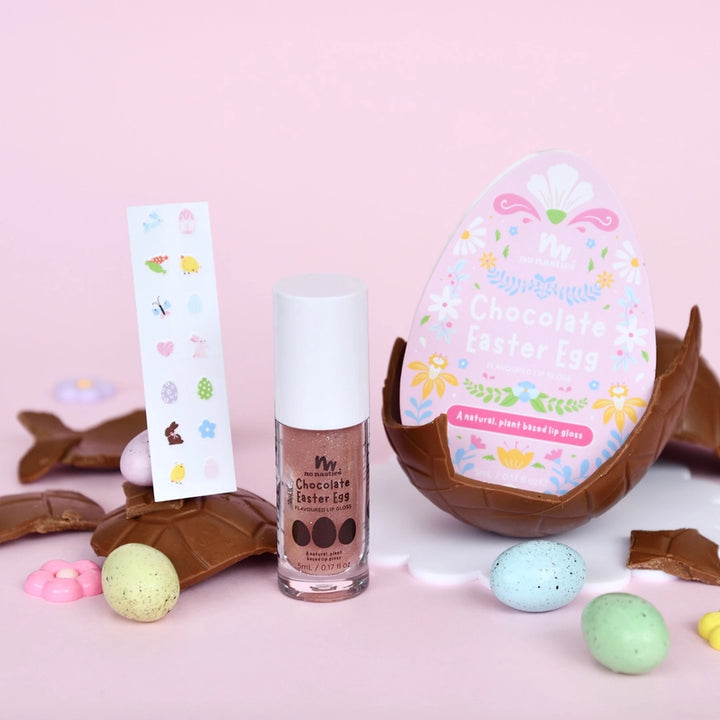 Easter Egg Surprise with Chocolate Lip Gloss & Nail Stickers