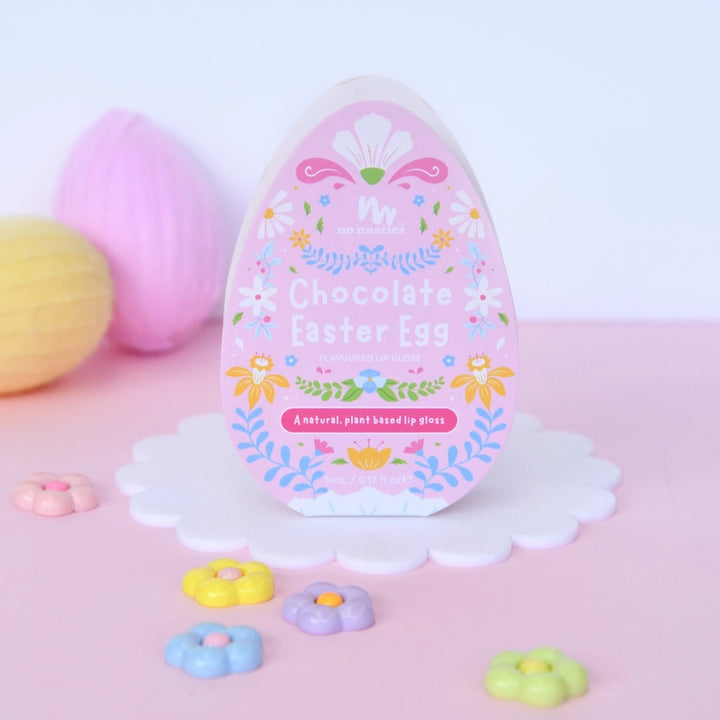 Easter Egg Surprise with Chocolate Lip Gloss & Nail Stickers