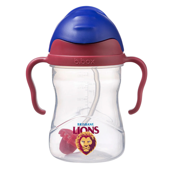 bbox ALF Weighted Straw Sippy Cup 240ml - Brisbane Lions