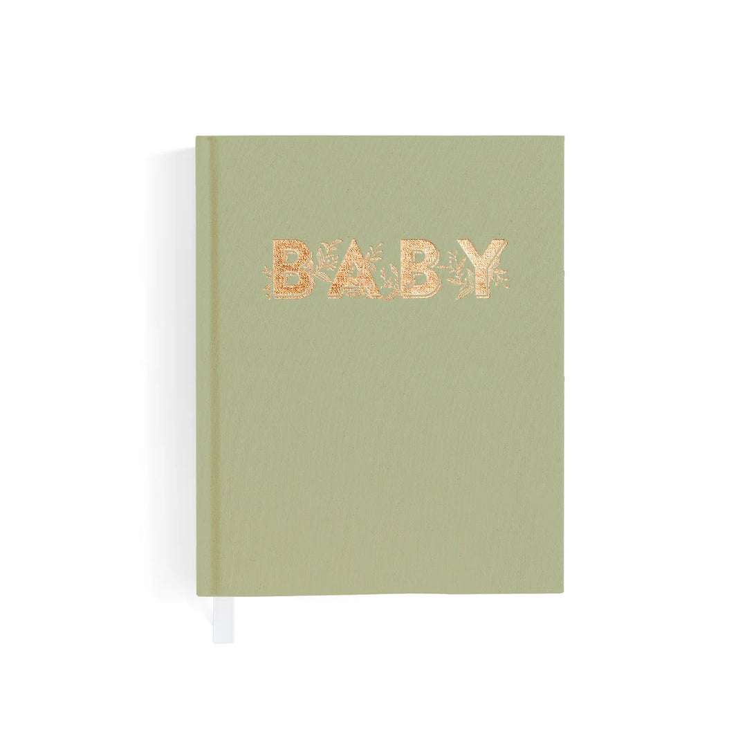 Fox & Fallow Mini Baby Book - Sage