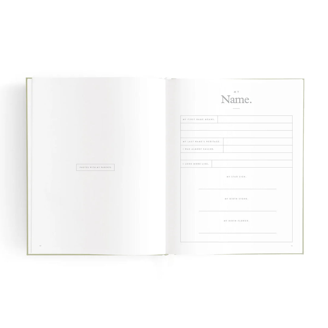Fox & Fallow Mini Baby Book - Oatmeal