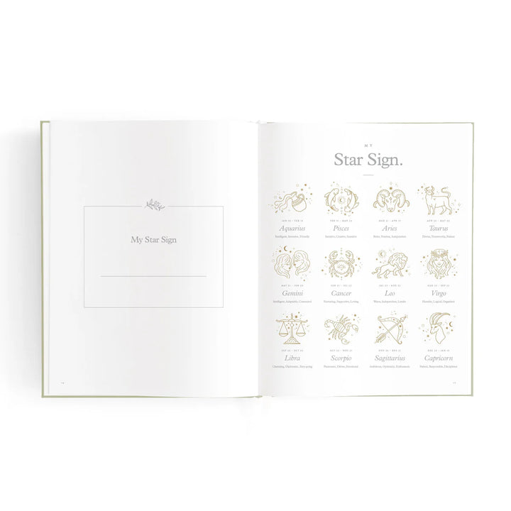 Fox & Fallow Mini Baby Book - Oatmeal