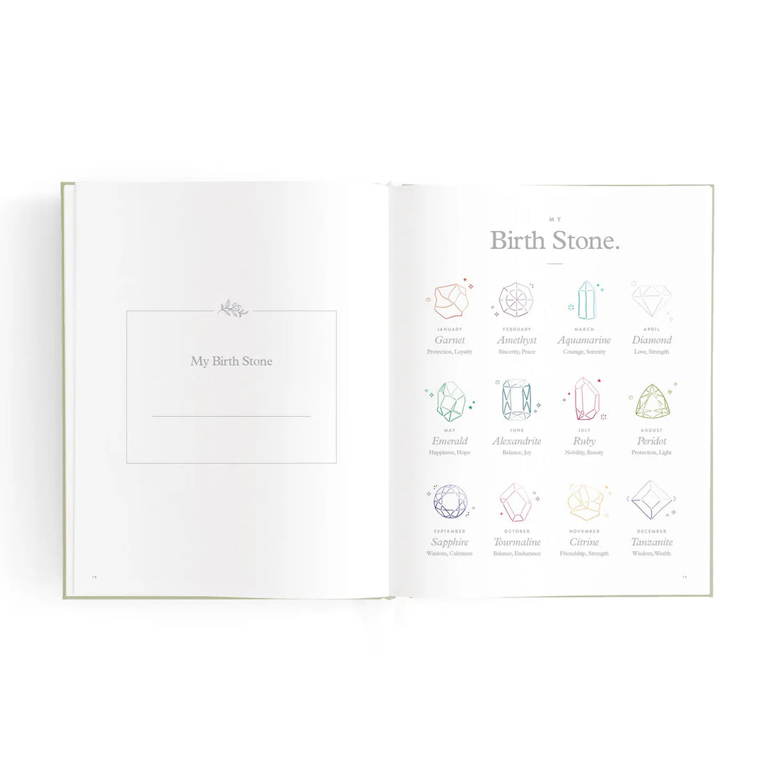 Fox & Fallow Mini Baby Book - Oatmeal