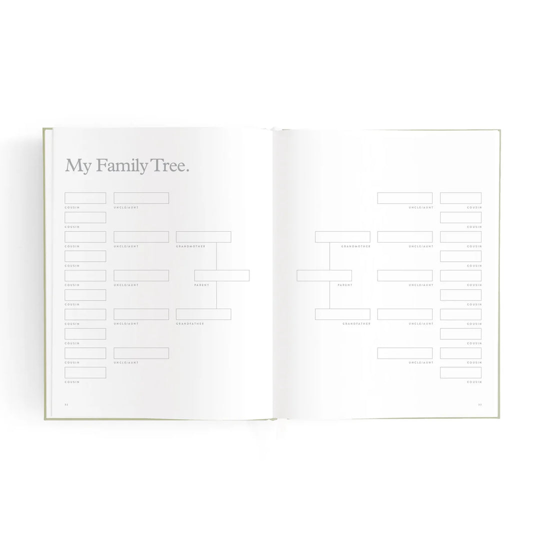 Fox & Fallow Mini Baby Book - Oatmeal