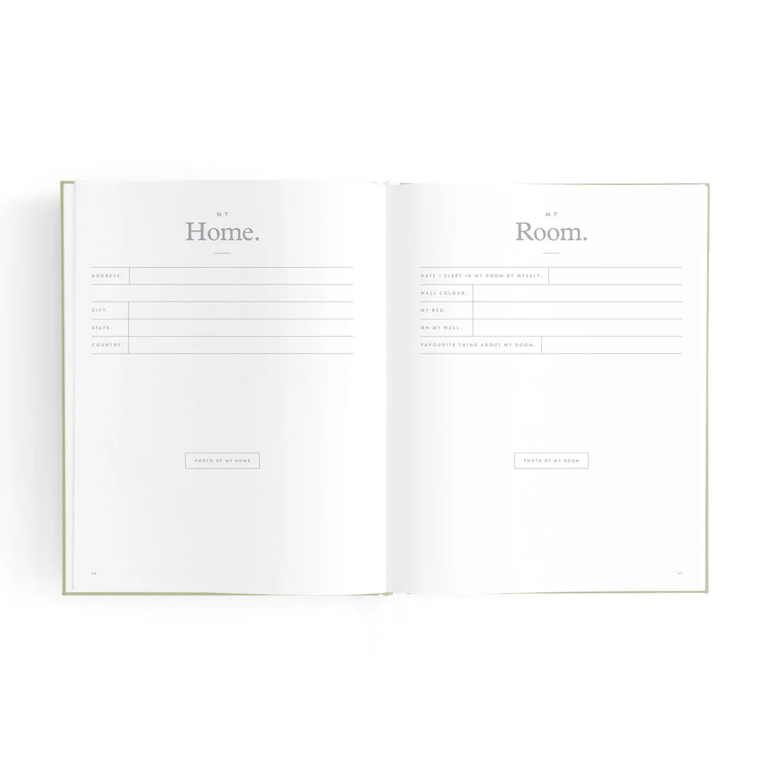 Fox & Fallow Mini Baby Book - Oatmeal
