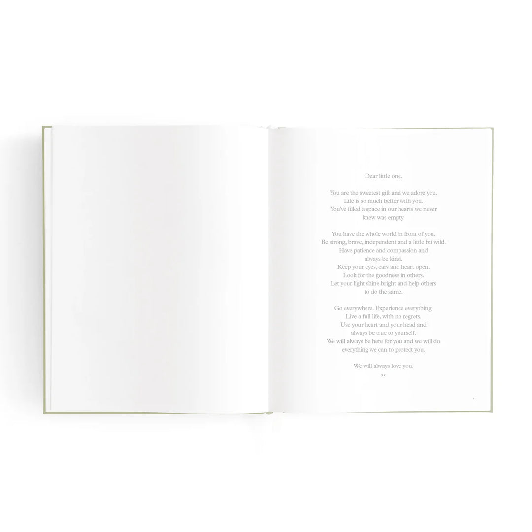 Fox & Fallow Mini Baby Book - Oatmeal