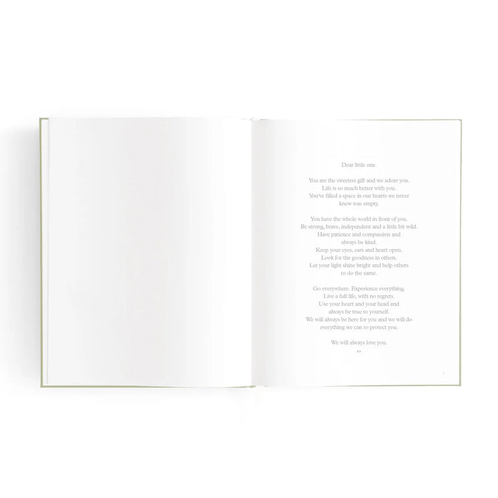 Fox & Fallow Mini Baby Book - Oatmeal
