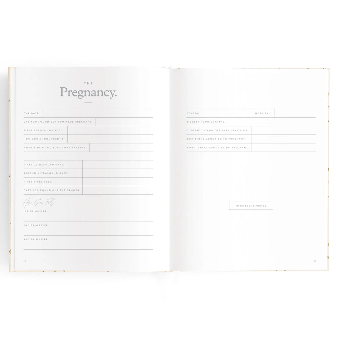 Fox & Fallow Baby Record Book - Pistachio