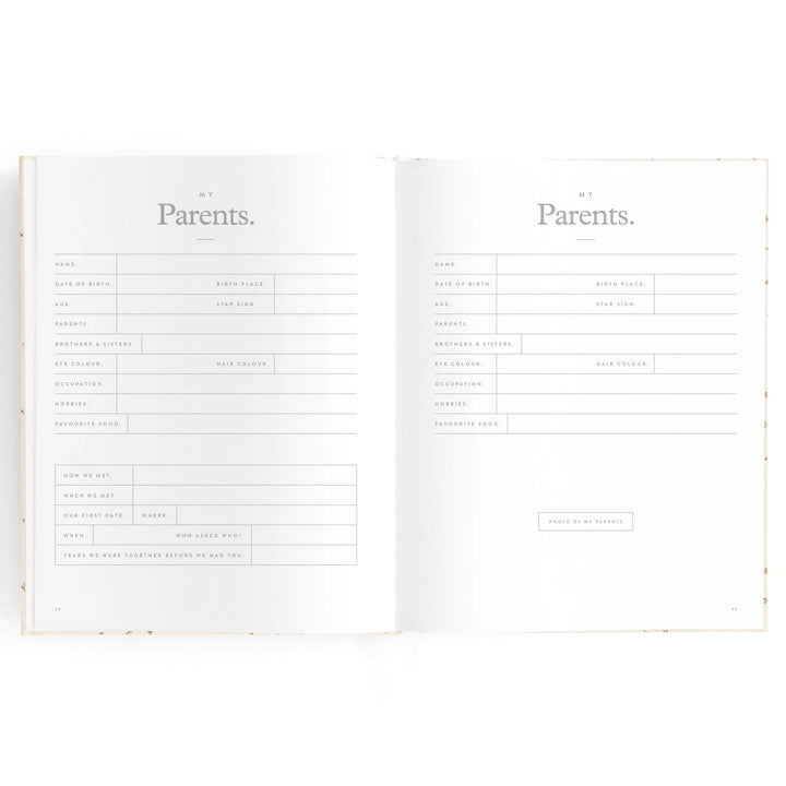 Fox & Fallow Baby Record Book - Pistachio