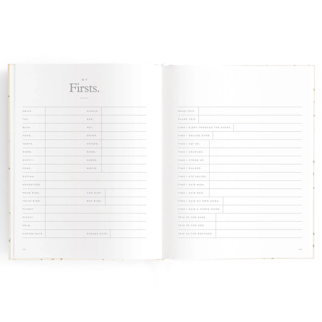 Fox & Fallow Baby Record Book - Pistachio