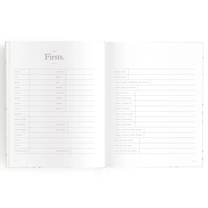 Fox & Fallow Baby Record Book - Pistachio