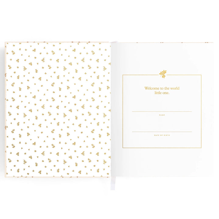 Fox & Fallow Baby Record Book - Broderie
