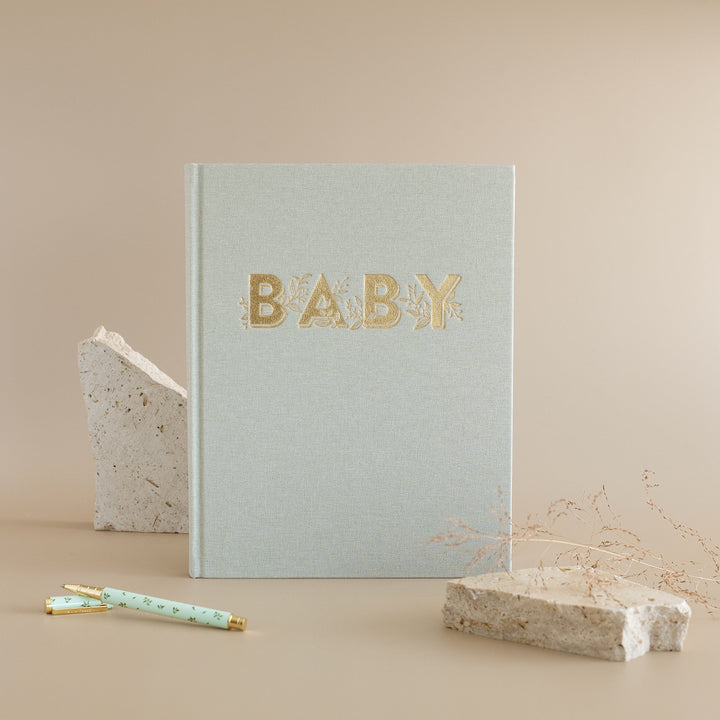 Fox & Fallow Baby Record Book - Pistachio