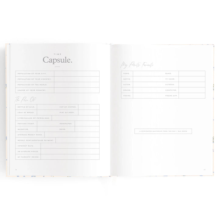 Fox & Fallow Baby Record Book - Cypress