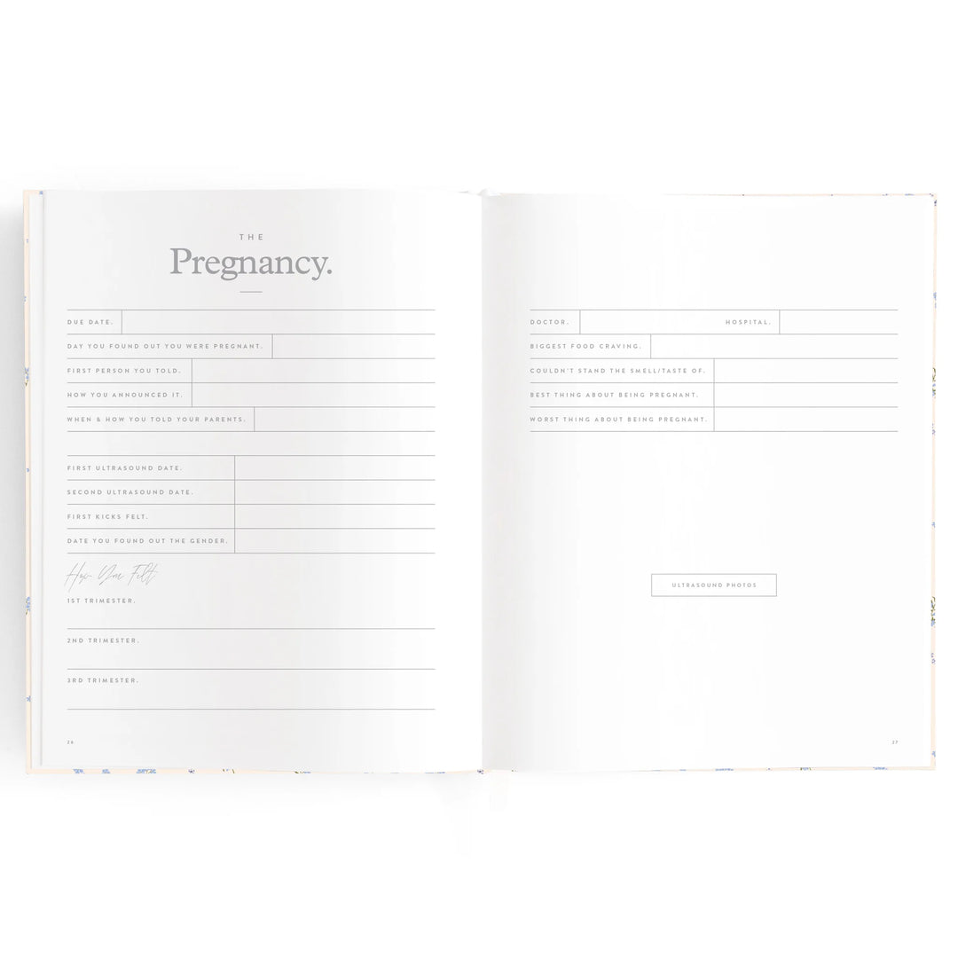 Fox & Fallow Baby Record Book - Cypress
