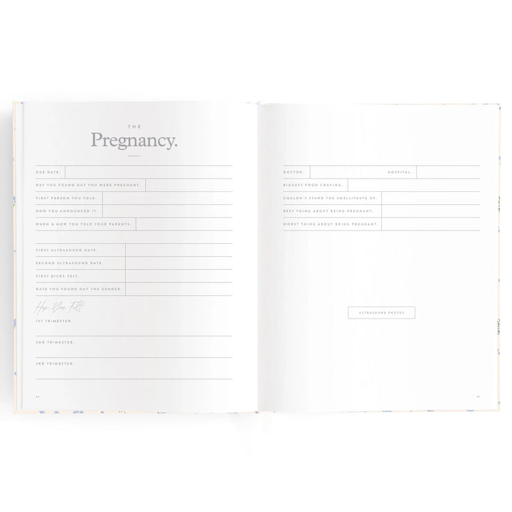 Fox & Fallow Baby Record Book - Cypress
