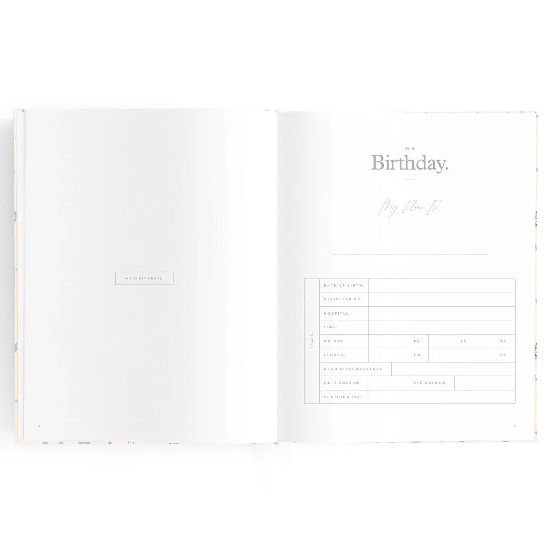 Fox & Fallow Baby Record Book - Cypress