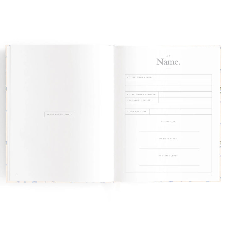 Fox & Fallow Baby Record Book - Cypress