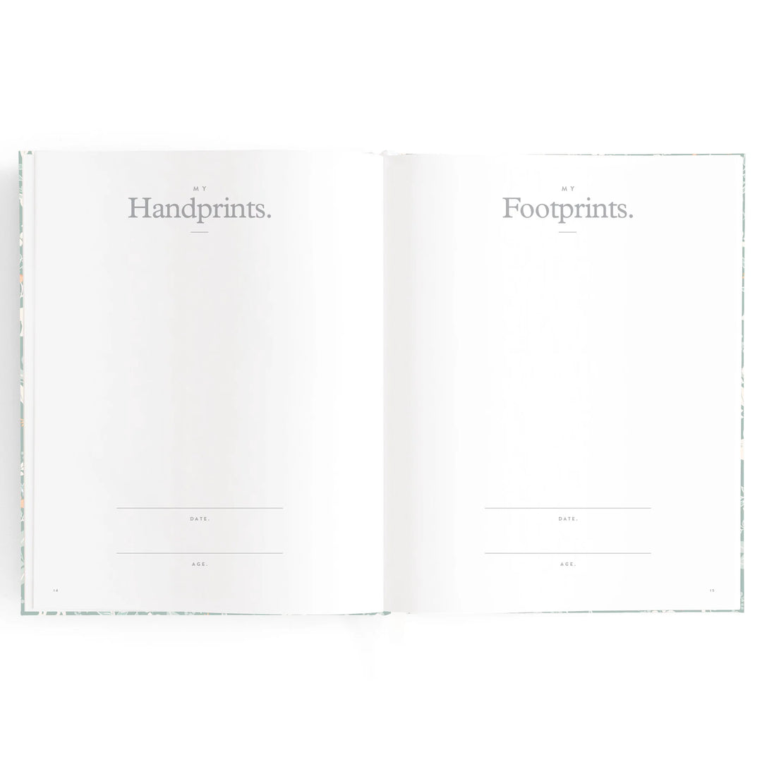 Fox & Fallow Baby Record Book - Forest Friends Sage