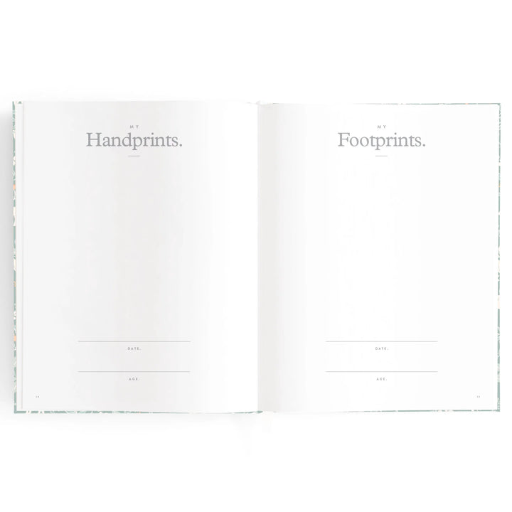 Fox & Fallow Baby Record Book - Forest Friends Sage