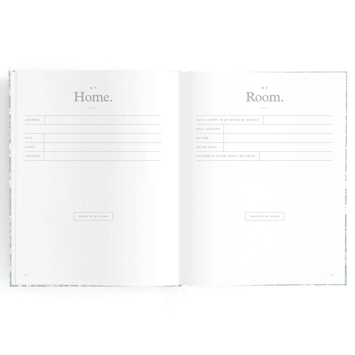 Fox & Fallow Baby Record Book - Forest Friends Sage