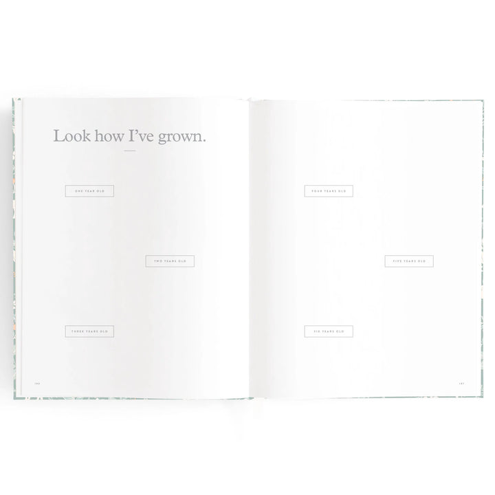 Fox & Fallow Baby Record Book - Forest Friends Sage