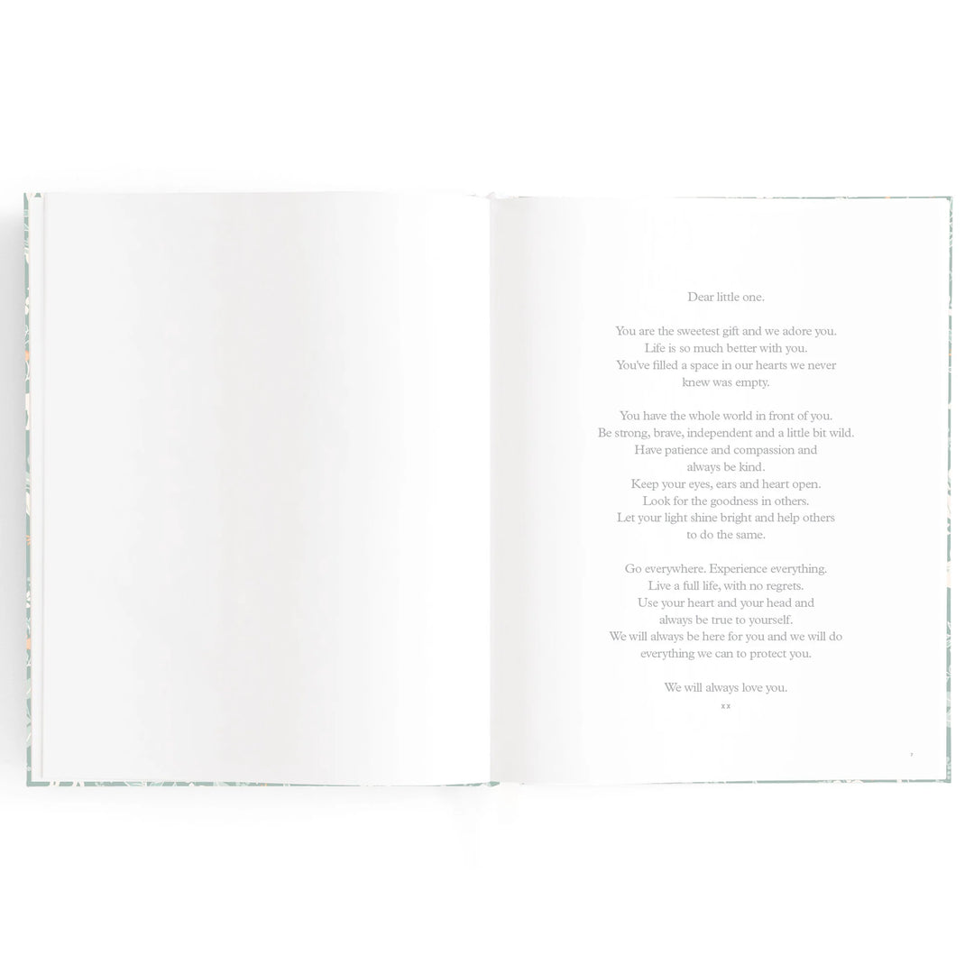 Fox & Fallow Baby Record Book - Forest Friends Sage
