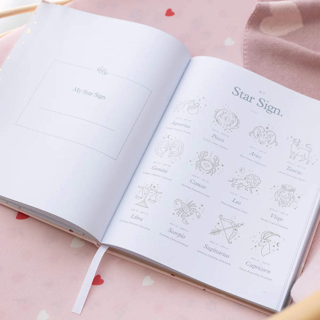 Fox & Fallow Baby Record Book - Little Hearts