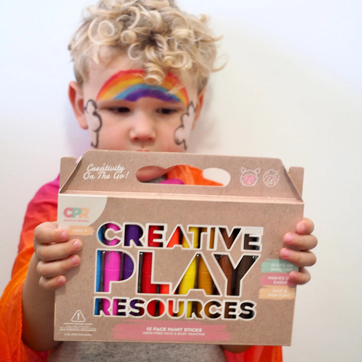 Face Paint Sticks - 12 Pack Assorted