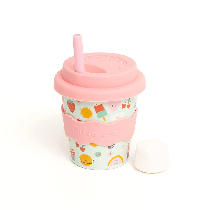 Babychino Chino Club Spill-Free Silicone Straws - Assorted