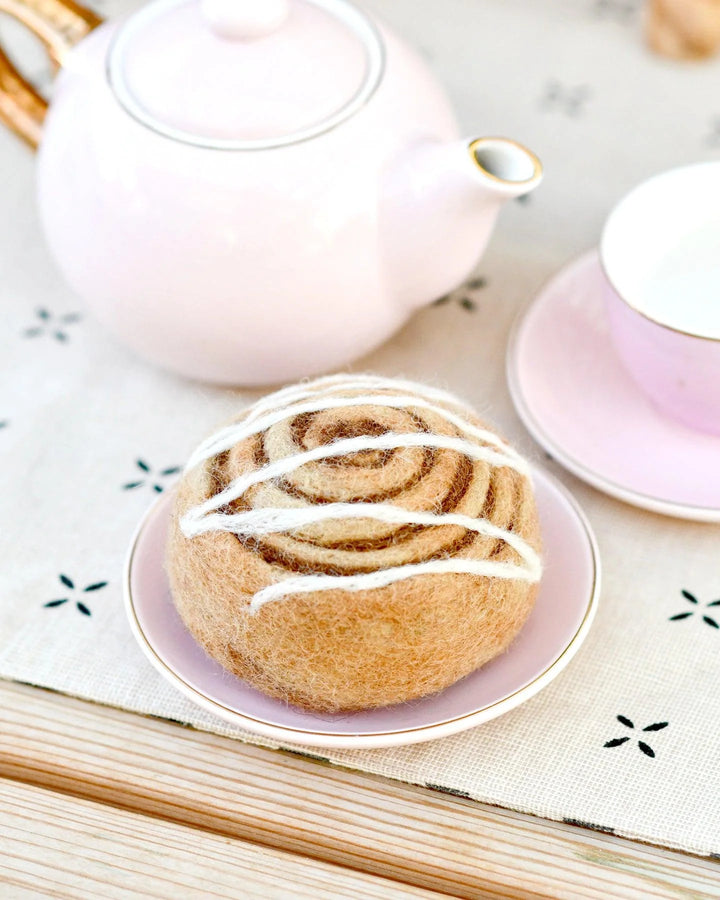 Cinnamon Roll Felt Play Food