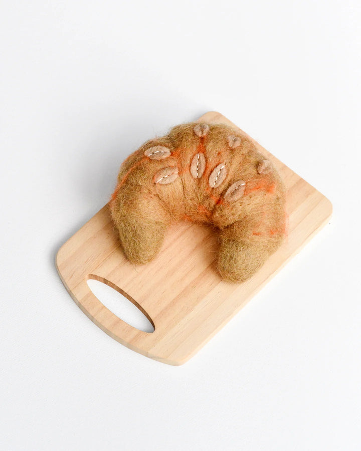 Almond Croissant Felt Play Food