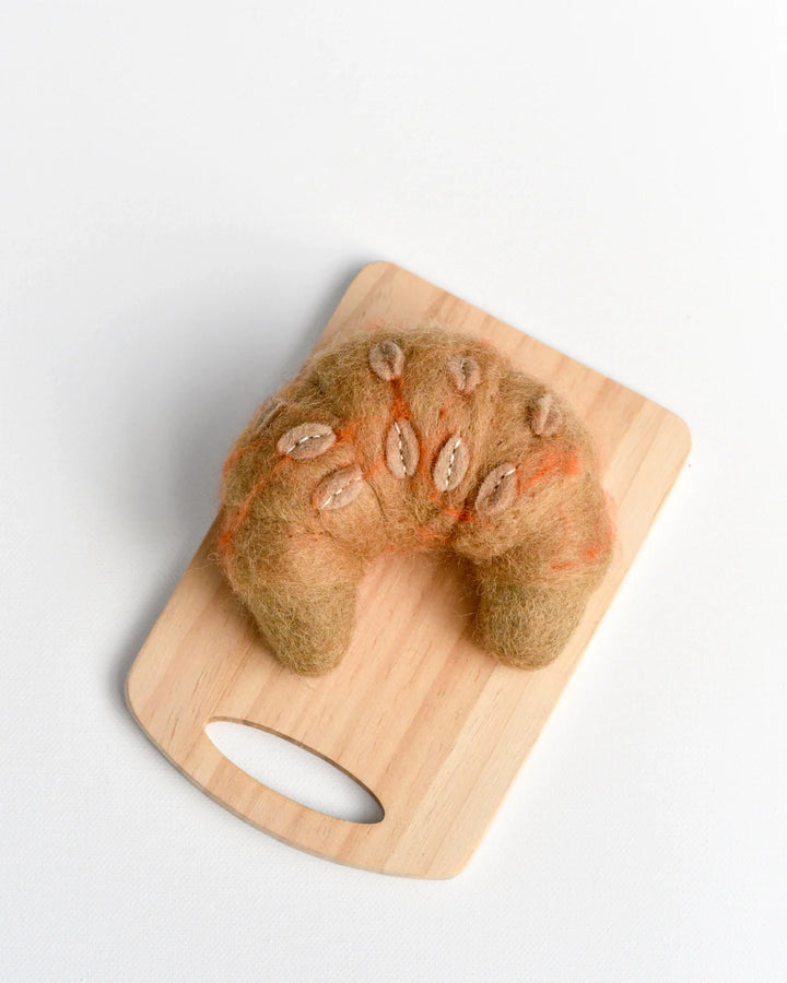 Almond Croissant Felt Play Food