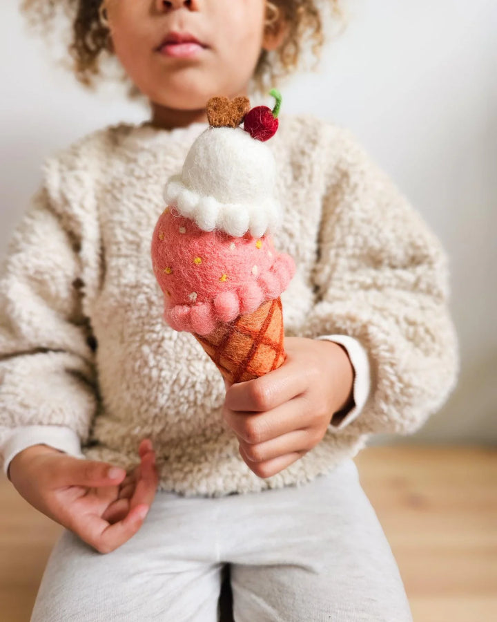 Felt Ice Cream Cones | Play Food