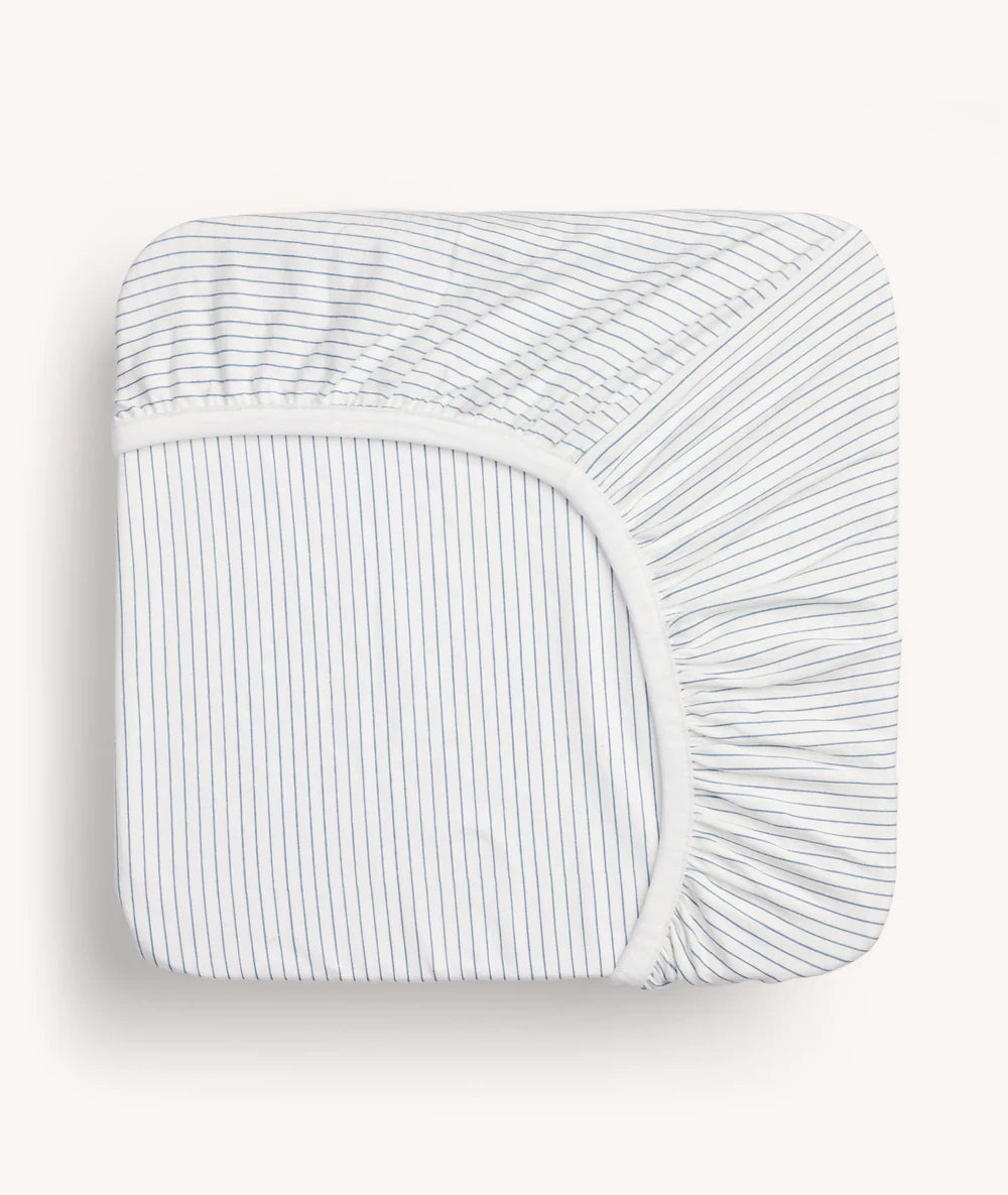 ergoPouch Organic Fitted Cot Sheet - Midnight Stripe