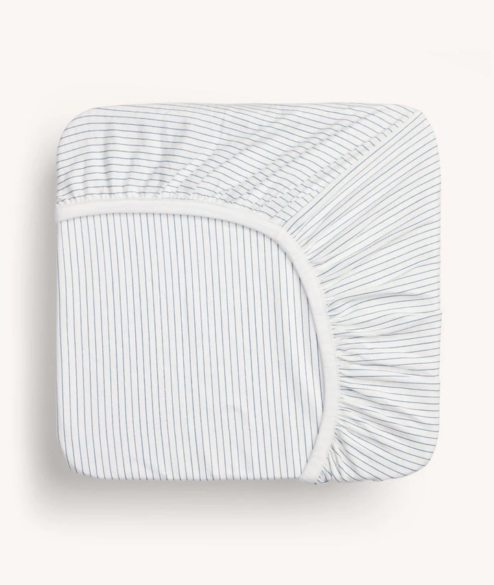 ergoPouch Organic Fitted Cot Sheet - Midnight Stripe
