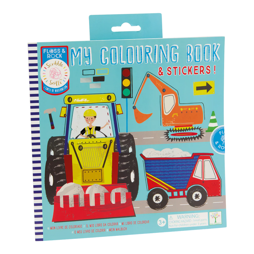 Floss & Rock Colouring & Sticker Book - Construction
