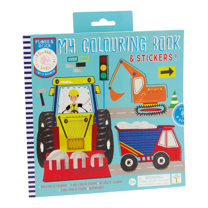 Floss & Rock Colouring & Sticker Book - Construction