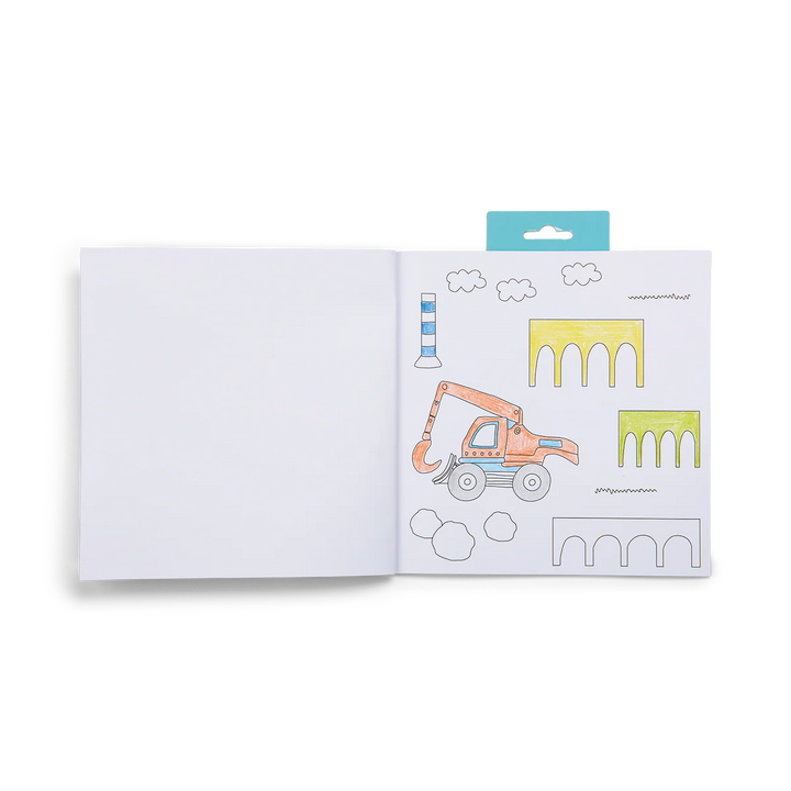 Floss & Rock Colouring & Sticker Book - Construction