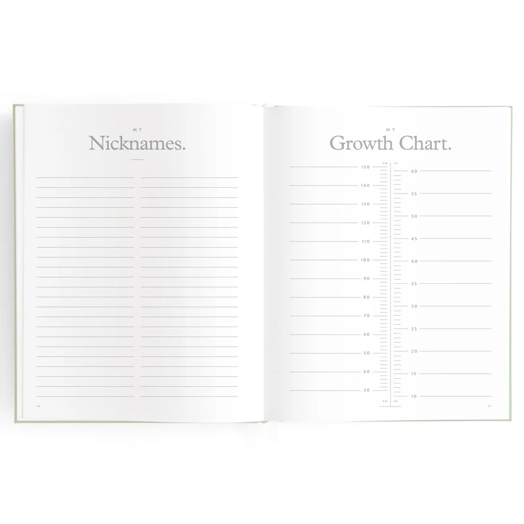 Fox & Fallow Baby Record Book - Blue Ducks