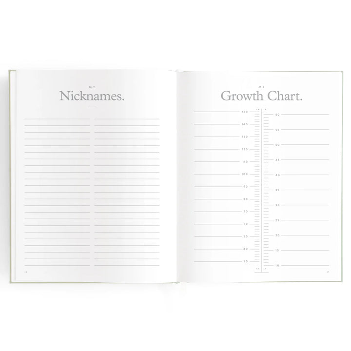 Fox & Fallow Baby Record Book - Blue Ducks