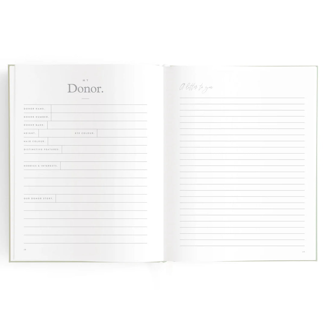 Fox & Fallow Baby Record Book - Blue Ducks