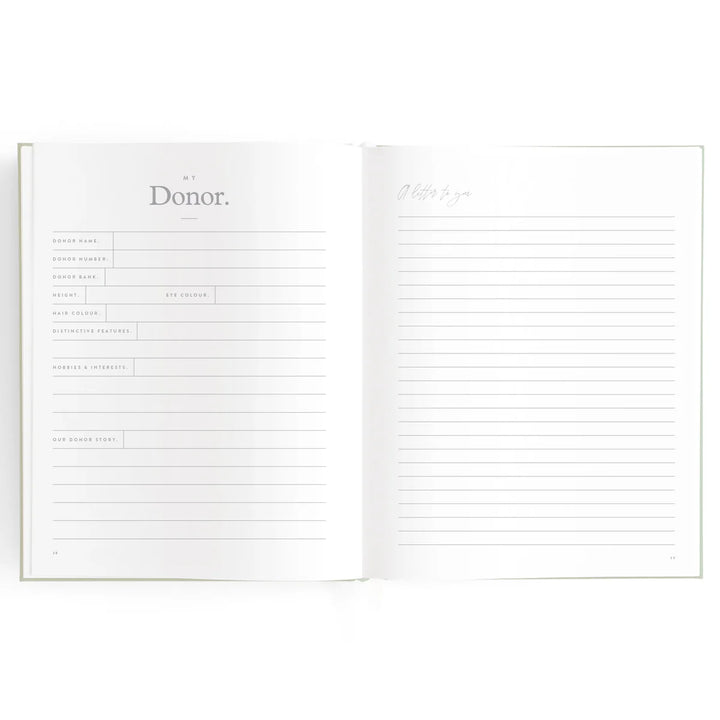 Fox & Fallow Baby Record Book - Blue Ducks