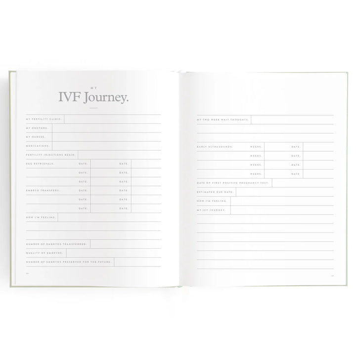 Fox & Fallow Baby Record Book - Blue Ducks