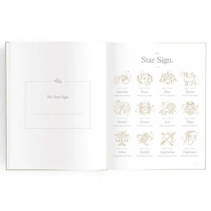 Fox & Fallow Baby Record Book - Blue Ducks