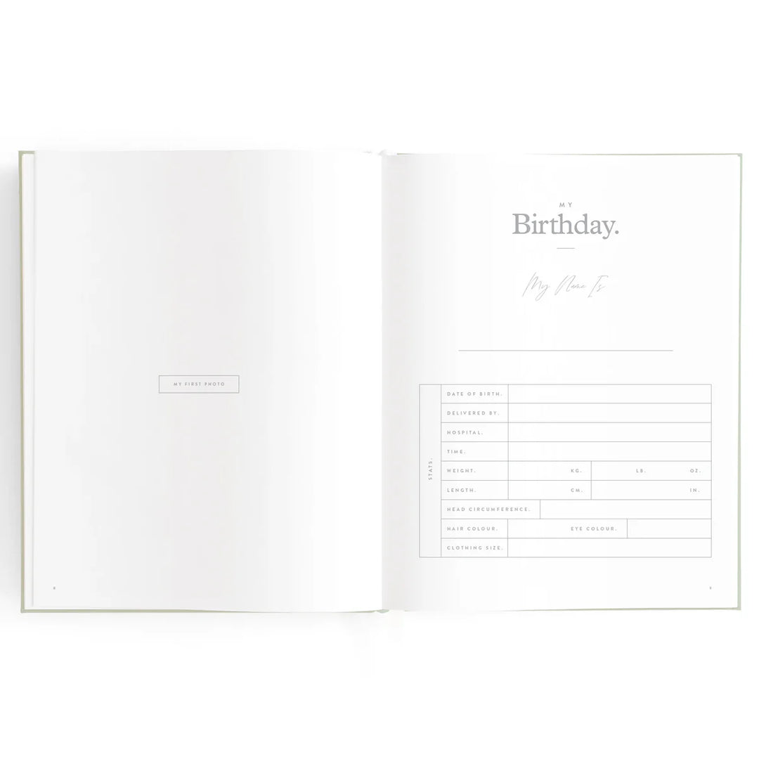 Fox & Fallow Baby Record Book - Blue Ducks