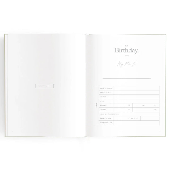 Fox & Fallow Baby Record Book - Blue Ducks